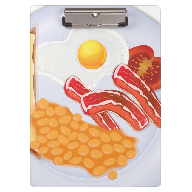 Porte-bloc Petit déjeuner anglais (Devant)