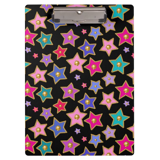 PORTE-BLOC PETITES ÉTOILES EMBELISÉES (Devant)