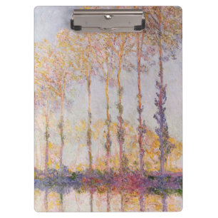 Porte-bloc Peupliers de Claude Monet sur les banques de