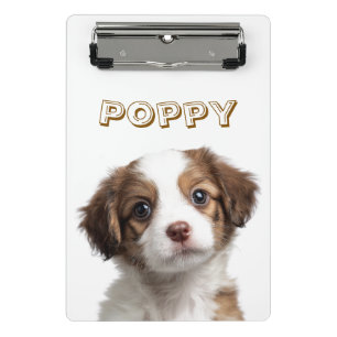 Porte-bloc Photo et nom du chien personnalisé - Mini Porte -