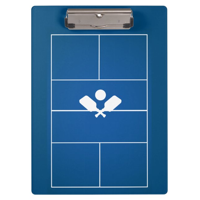 Porte-bloc Pickleball pour entraîneur & joueur (Devant)