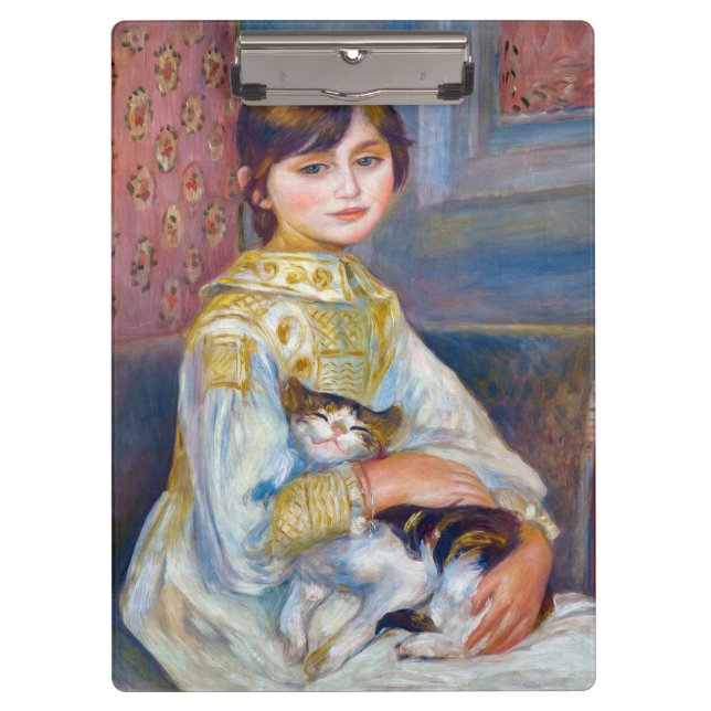 Porte-bloc Pierre-Auguste Renoir - Enfant avec chat (Devant)