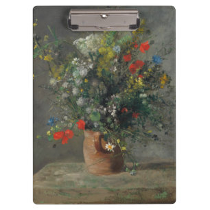 Porte-bloc Pierre-Auguste Renoir - Fleurs dans un Vase 1866