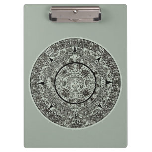 Porte-bloc Pierre de soleil aztèque mexicaine Calendrier maya
