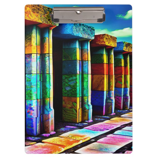 Porte-bloc Pierres psychédéliques (Devant)