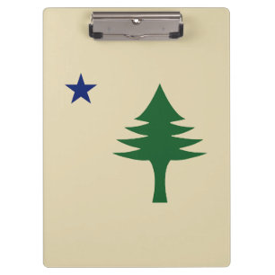 Porte-bloc Pin et étoile 1901 drapeau de l'état du Maine