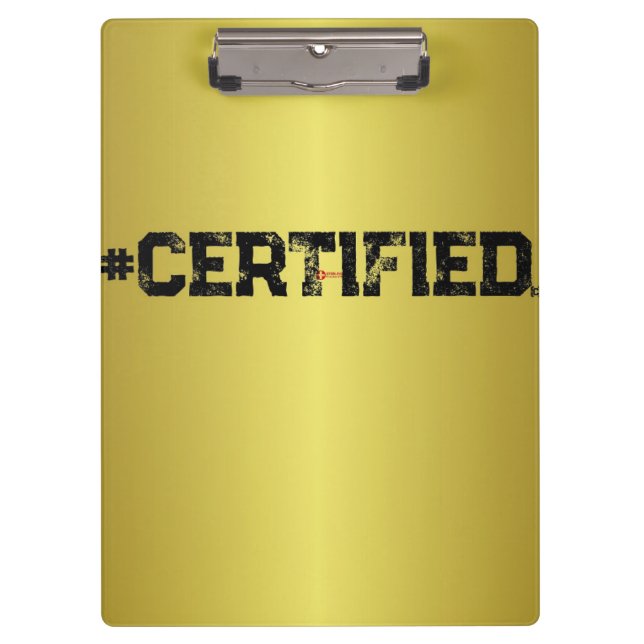 PORTE-BLOC #PLANNER D'OR CERTIFIÉ (Devant)
