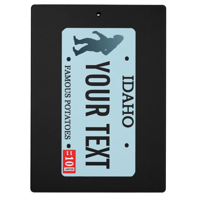 Porte-bloc Plaque de licence Idaho Sasquatch (Dos)
