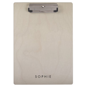 Porte-bloc Plywood bouleau Grain de bois clair moderne