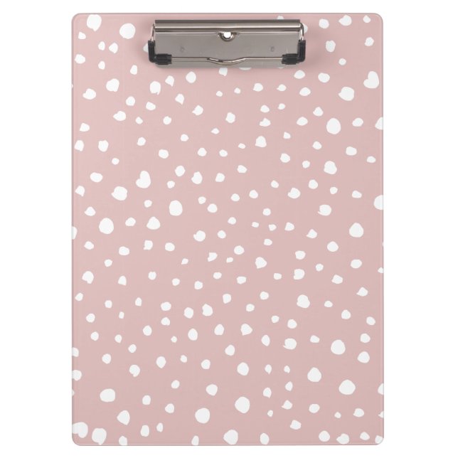 Porte-bloc Points Dalmatiens Rose, Points Dalmatiens, Impress (Devant)