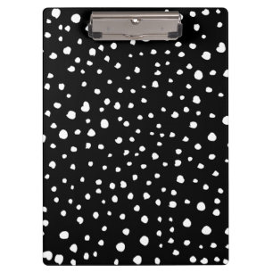 Porte-bloc Points dalmatiens, Zones dalmatiennes, Noir et Bla