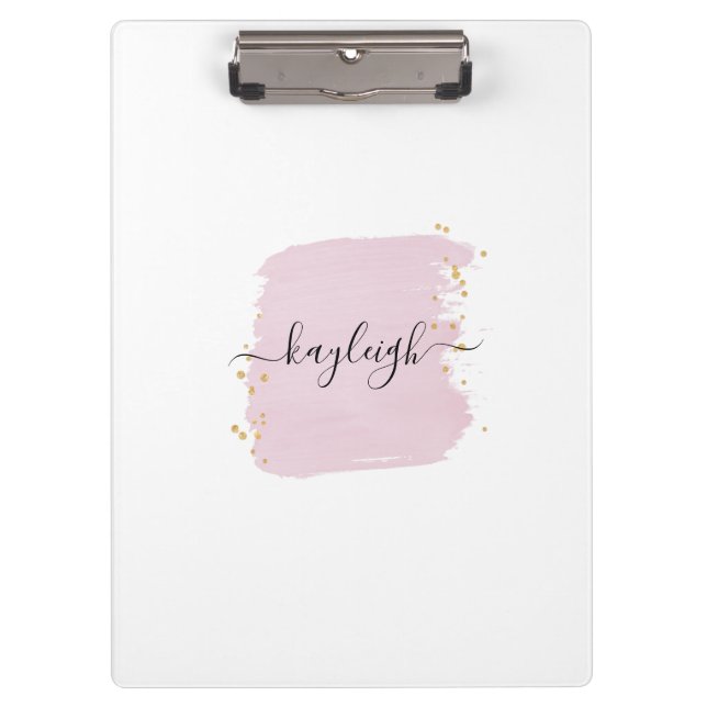 Porte-bloc Points Or Broussailleux Brush Stroke (Devant)