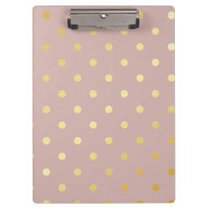 Porte-bloc pois élégants faux or rose