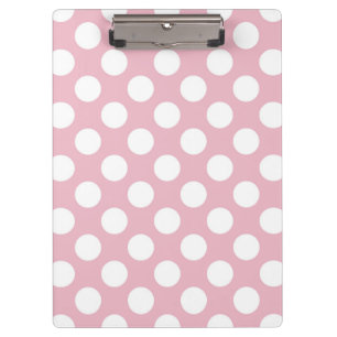 Porte-bloc Pois roses, Motif Pointe Polka, Points, Pointe