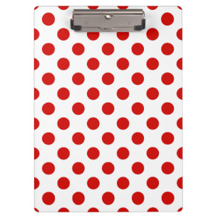 Porte-bloc Pois rouges et blancs