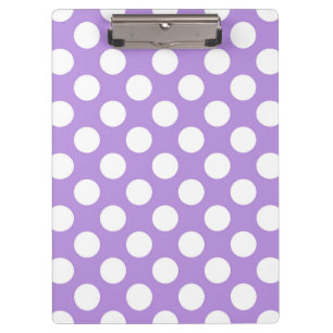 Porte-bloc Pois violets, Motif à points Polka, points, pointi