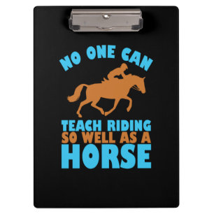 Porte-bloc Poison d'Equestrian No One Can Teach Riding