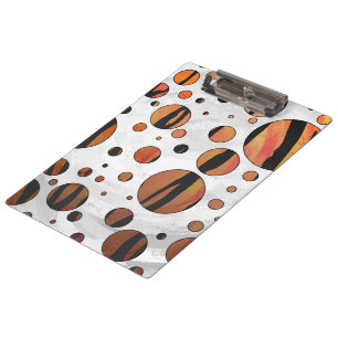 Porte-bloc Polis Dot Tiger Hot orange et noir
