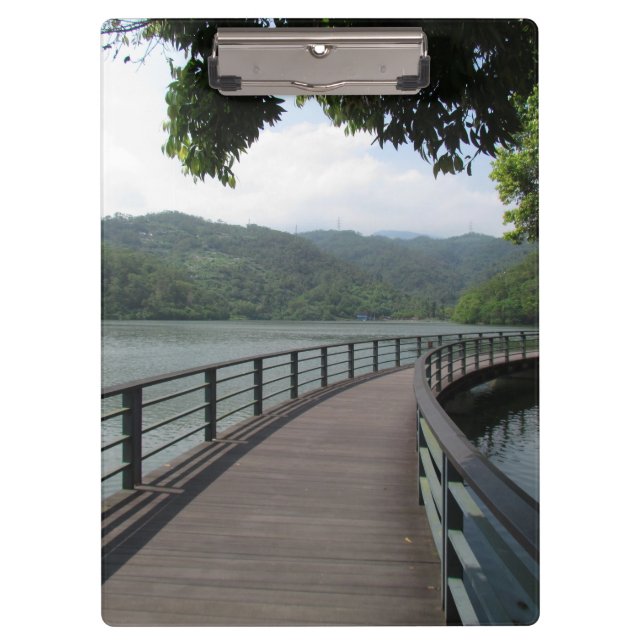 Porte-bloc Pont cyclable sur l'eau (Devant)