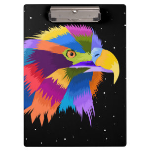 Porte-bloc Pop d'aigle stylisé