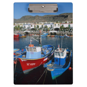 Porte-bloc Port de pêche, Puerto de Mogan, Grande Canarie,