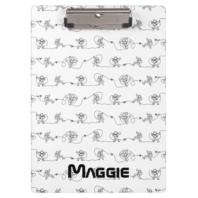 Porte-bloc Porte - bloc astronaute (Devant)