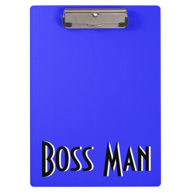 Porte-bloc Porte - bloc de bleu d'homme de patron (Devant)