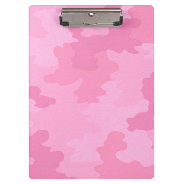 Porte-bloc Porte - bloc de camouflage rose (Devant)