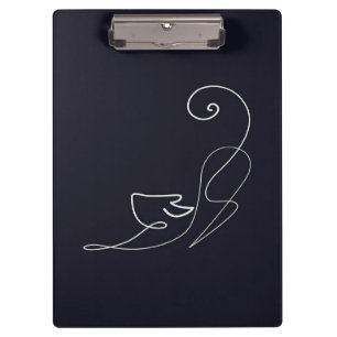 Porte-bloc Porte - bloc de chat d'art moderne   Approvisionne