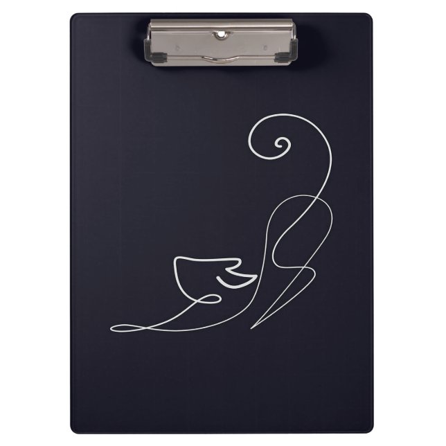 Porte-bloc Porte - bloc de chat d'art moderne | Approvisionne (Devant)