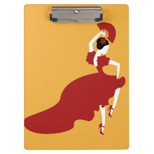 Porte-bloc Porte - bloc de danseuse flamenco
