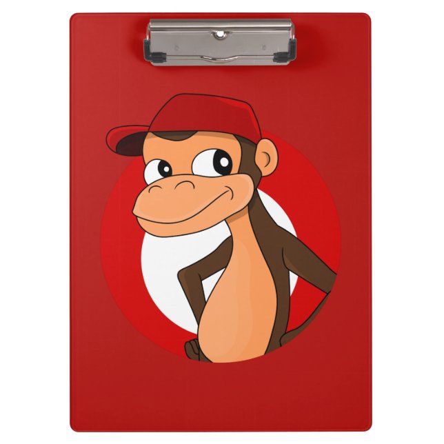 Porte-bloc Porte - bloc de dessin animé de Chimp (Devant)