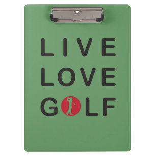 Porte-bloc Porte - bloc de golf Live love