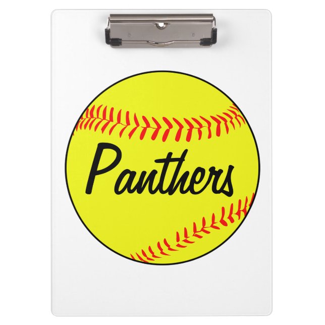 Porte-bloc Porte - bloc de l'entraîneur de softball sur mesur (Devant)