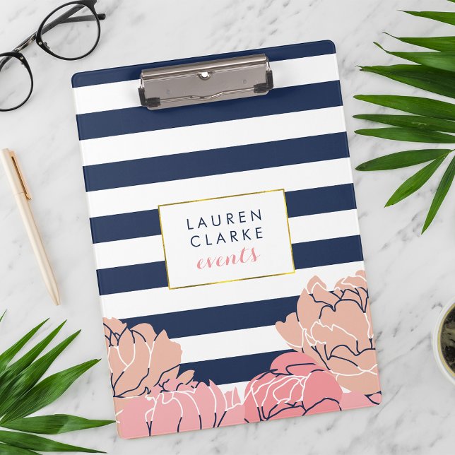 Porte-bloc Porte - bloc de Midnight Blush Peony (Créateur téléchargé)