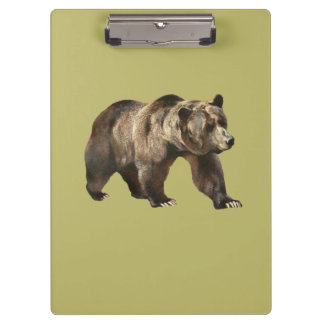 Porte-bloc Porte - bloc d'ours grizzli vintage