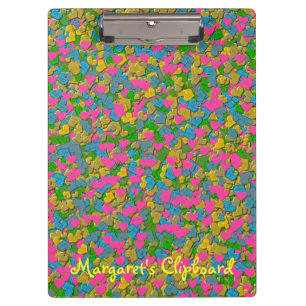 Porte-bloc Porte - bloc du bureau Confetti Hearts