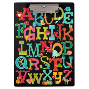 Porte-bloc Porte - bloc lunatique d'alphabet