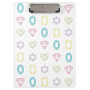 Porte-bloc Porte - bloc Motif de diamants colorés