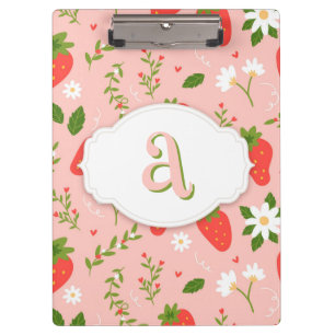 Porte-bloc Porte - bloc Motif mûre fraise