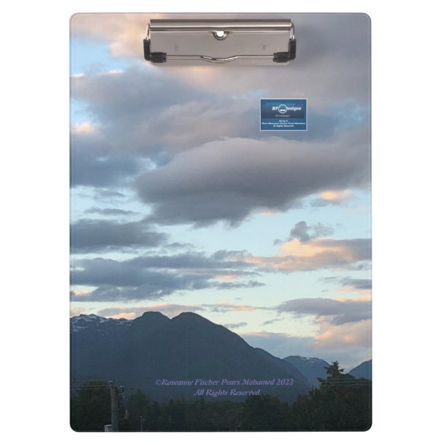 Porte-bloc Porte - bloc (MountainView #1) RFPMDesigns ©️ 2022 (Devant)