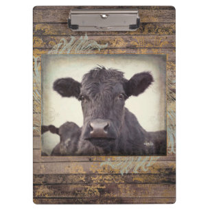 PORTE-BLOC PORTE - BLOC NOIR ONYX - VACHE D'ANGUS NOIR