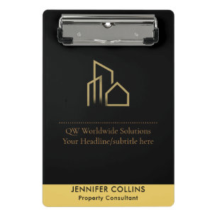 Porte-bloc Porte-bloc-notes mini promo Logo Agent immobilier