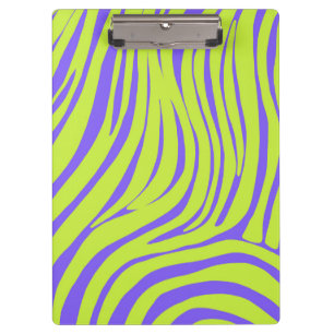 Porte-bloc Porte-bloc-notes motif zèbre Art Pop Neon