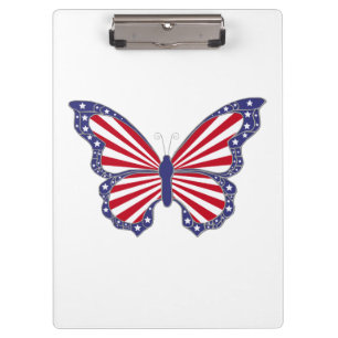 Porte-bloc Porte - bloc papillon patriotique