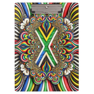 Porte-bloc Porte - bloc patriotique aux couleurs sud-africain