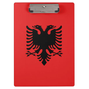 Porte-bloc Porte - bloc patriotique avec drapeau d'Albanie