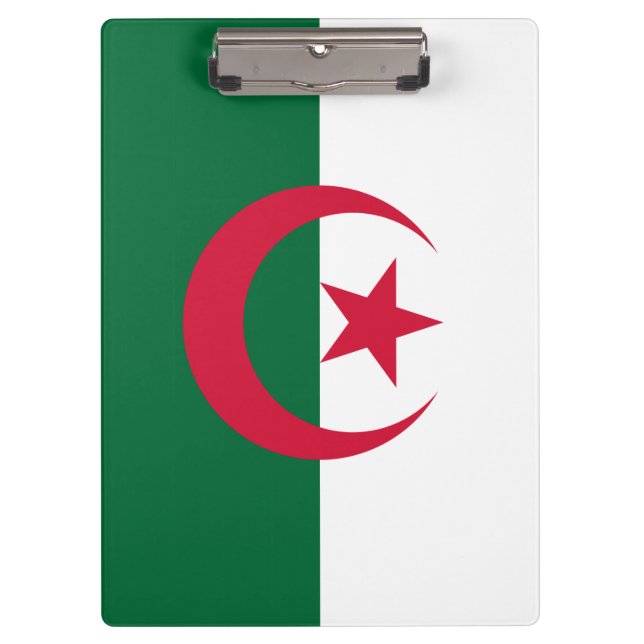 Porte-bloc Porte - bloc patriotique avec drapeau d'Algérie (Devant)