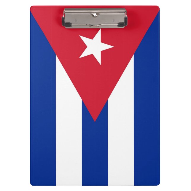 Porte-bloc Porte - bloc patriotique avec drapeau de Cuba (Devant)