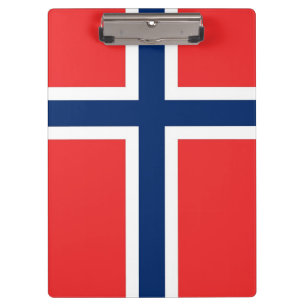 Porte-bloc Porte - bloc patriotique avec drapeau de la Norvèg